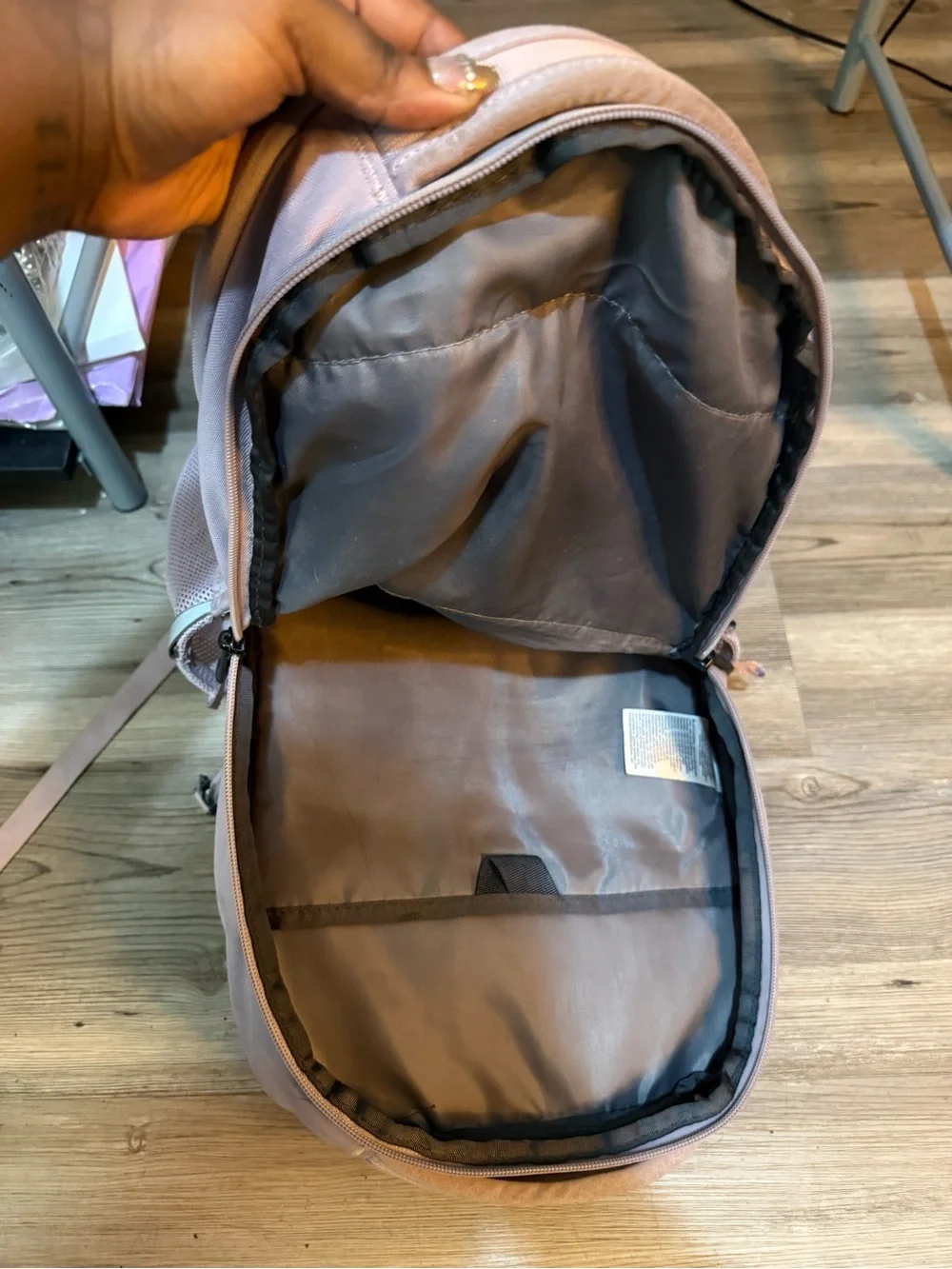 The North Face Jester Backpack in light pink